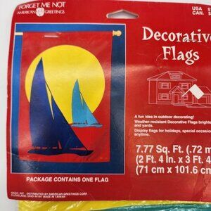 American Greetings Decorative Boat Outdoor Flag Beach Dock Decor 2.4' x 3.4'